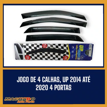 Calha De Chuva VW UP 2014 a 2020 4 Portas UPGRADE
