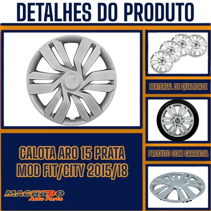 Calora Aro 15 Honda Fit/City 2010 a 2013