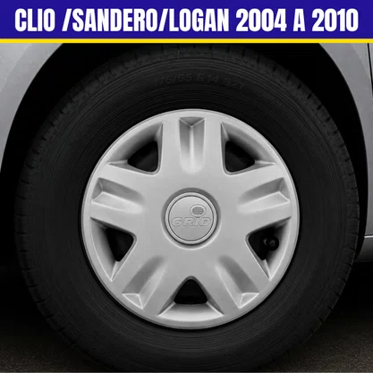 Calota Aro 14 Clio /Sandero/Logan 2004 a 2010