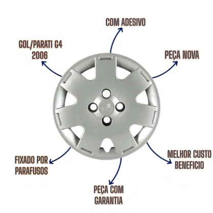 CALOTA ARO 14 GOL G4 2006