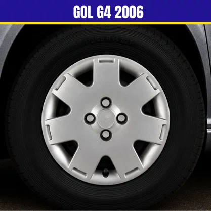Jogo Calota Aro 14 Gol G4 2006 Prata