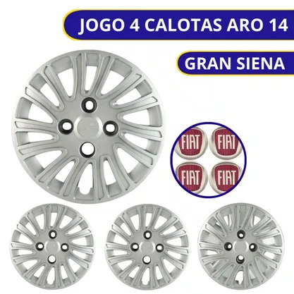 Calota Aro 14 Grand Siena 2012/2013 Cubo Alto