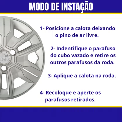 Calota Aro 14 Kwid Outsider 2023 Prata