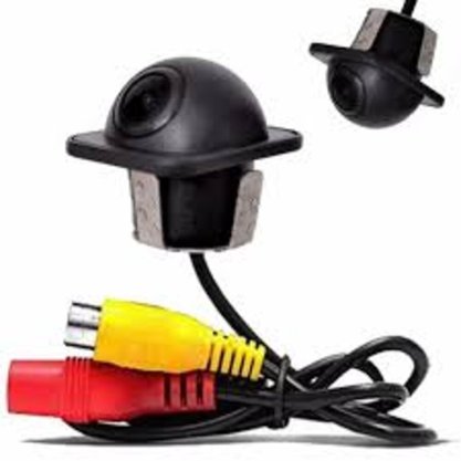 Camera de Re Automotiva Colorida Universal 12V Modelo Tartaruga Completa Tech One