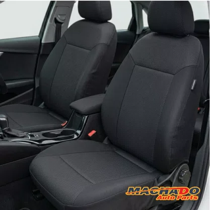 Capa para Banco de Carro Pick Up Univesal Preta Estampada CARRHEL
