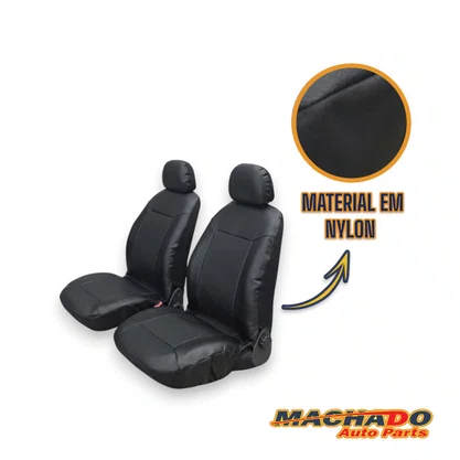 Capa para Banco de Carro Pick Up Univesal Preta Estampada CARRHEL