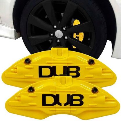 Capa Para Pinça de Freio Universal Amarelo Par DUB