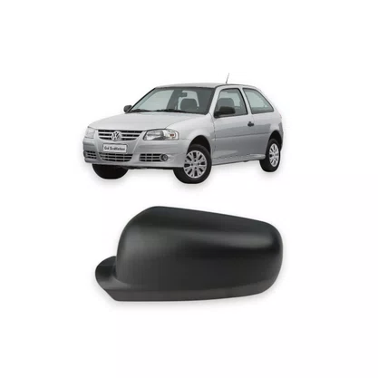 Capa Retrovisor Ext. Gol Parati Saveiro G3 G4 00 a 14 Golf 99 a 06 Preto Esquerdo 