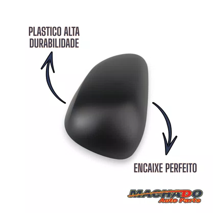 Capa Retrovisor Externo Corolla 2008 a 2013 Preto Direito Caroneiro