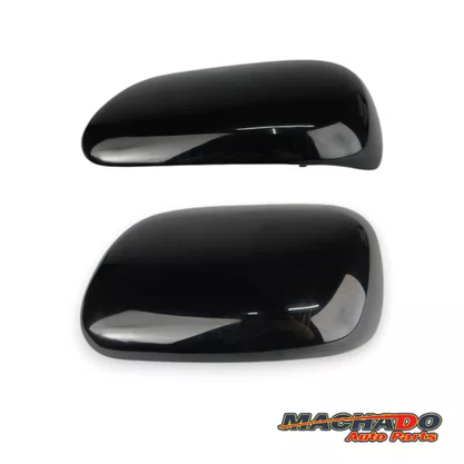 Capa Retrovisor Externo Corolla Fielder 2002 a 2008 Preto Esquerdo Motorista
