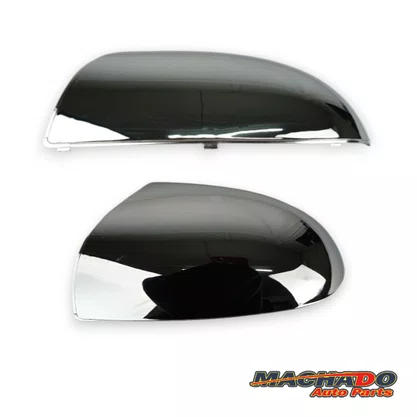 Capa Retrovisor Externo Fiesta Ka 2003 a 2014 Cromado Esquerdo Motorista