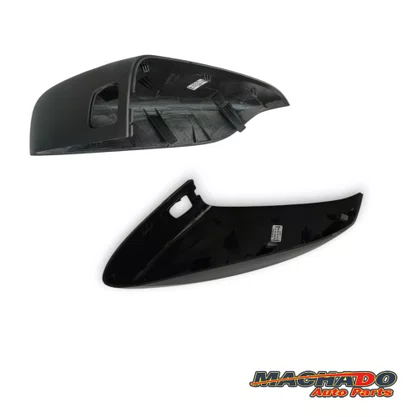 Capa Retrovisor Onix Plus 2020 A 2022 Preta C/Furo Direito