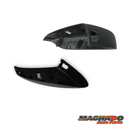 Capa Retrovisor Onix Plus 2020 A 2022 Preta C/Furo Esquerdo