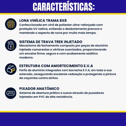 Capota Maritima S10 Cabine Dupla Apos 2025