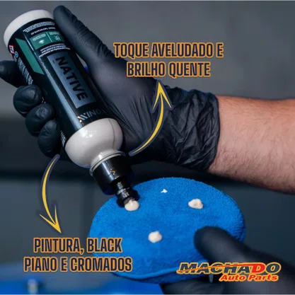 Cera Automotiva Native Brazilian Carnaúba Cleaner Wax 500ml - VONIXX