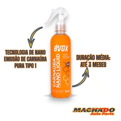 Cera Carnaúba Nano Liquid 500ML EVOX