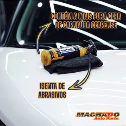Cera Carnaúba Tok Final De Manutenção Em Spray 500ml VONIXX