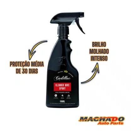 Cera de Carnaúba Spray Cleaner Wax 500ml CADILLAC
