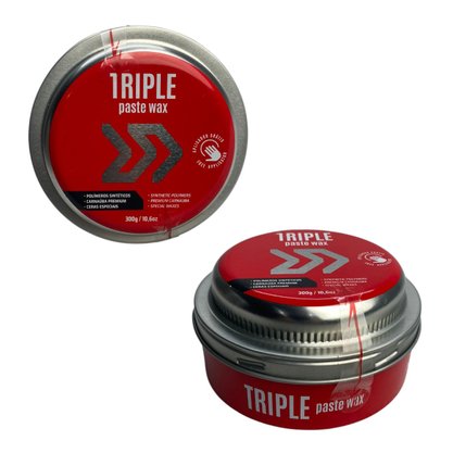 Cera Protetora Triple Paste Wax Carnaúba 300G AUTO AMERICA
