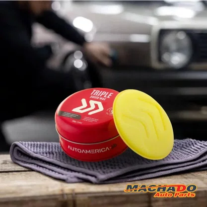 Cera Protetora Triple Paste Wax Carnaúba 300G AUTO AMERICA