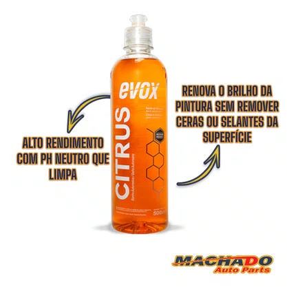 Citrus Shampoo Automotivo Neutro 500ML EVOX
