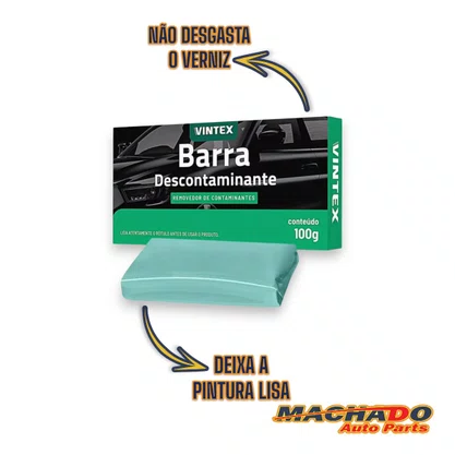 Clay Bar Barra Descontaminante 100g - VINTEX
