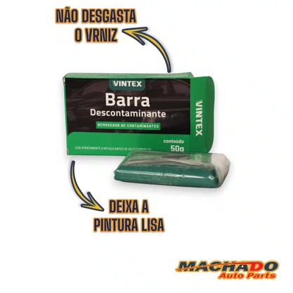 Clay Bar Barra Descontaminante 50g - VINTEX