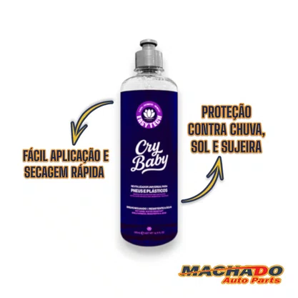Cry Baby 500ML Revitalizador Com Brilho Pneus e Plasticos