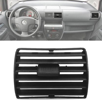 Difusor Saida Ar Painel Fox Spacefox Crssfox 2004 a 2010 Preto Central e Lateral