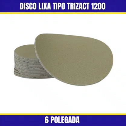 Disco Lixa Tipo Trizact 1200 6 Polegada