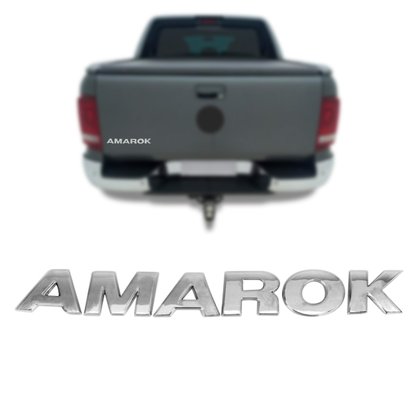 Emblema AMAROK Amarok 2010 a 2022 Cromado