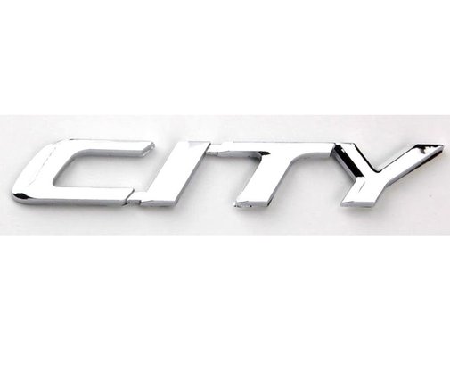 Emblema CITY Honda City 2009 a 2013 Cromado