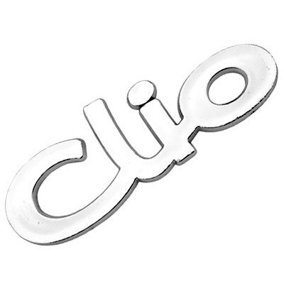 Emblema Clio Cromado 2001 a 2012