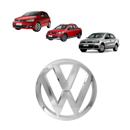 Emblema Grade Gol Voyage Saveiro G7 G8 2017 a 2022 Cromado