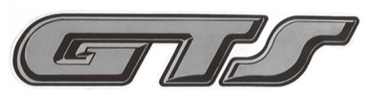 Emblema GTS Gol G1 1988 a 1995 Porta Mala Adesivo Cinza