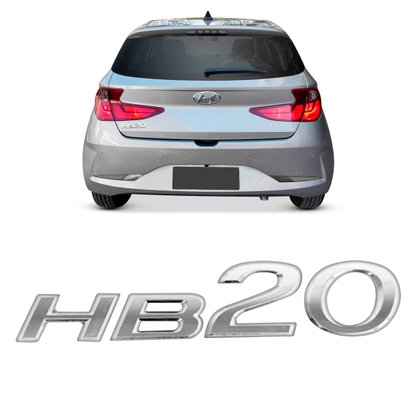 Emblema HB20 Hb20 2012 a 2019 Cromado