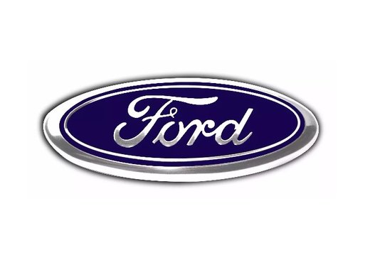 Emblema Logo Marca Ford Grande Ecosport 2002 a 2012 50mm / 140mm Mala e Grade