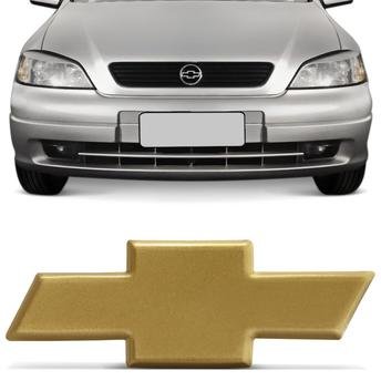 Emblema Logo Marca Gravata GM Astra 1999 a 2002 Grade Dourado