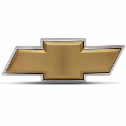 Emblema Logo Marca Gravata GM Classic 2011 a 2016 Porta Mala Dourado