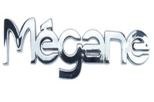 Emblema MEGANE Cromado 1995 Até 2001 DVS