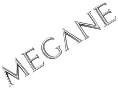 Emblema MEGANE Megane 2008 a 2012 Cromado