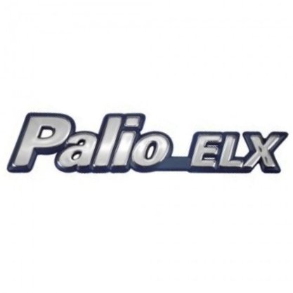 Emblema PALIO ELX Palio 1996 a 2000 Cinza