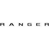 Emblema RANGER Ranger 2013 a 2016 Tampa Traseira Grafite