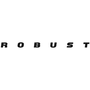 Emblema ROBUST Saveiro G7 G8 2017 a 2022 Adesivo Preto Grande