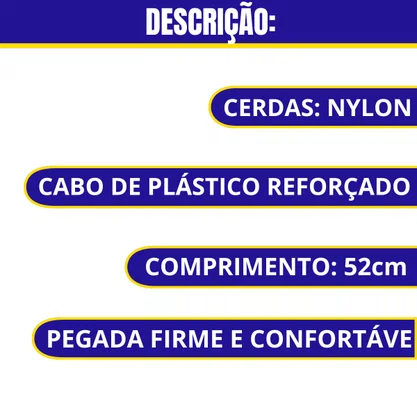 Escova Macia Para Limpeza Caixa De Rodas Longa ROTTA