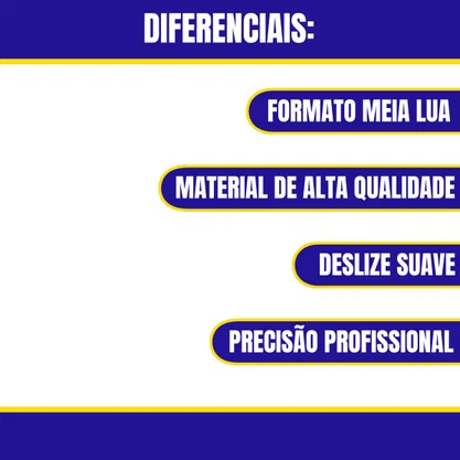 Espatula Meia Lua Para PPF e Peliculas