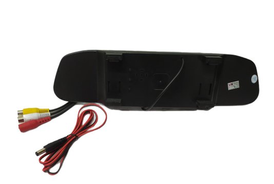 Espelho Retrovisor Interno Com Tela Monitor Digital Para Camera De Ré LCD 4,3 Polegadas VX 
