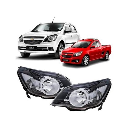 Farol Agile 2010 a 2013 Montana 2010 a 2020 Máscara Negra Direito Caroneiro TYC Farol Agile 2010 a 2013 Montana 2010 a 2020 Máscara Negra Direito Caroneiro TYC