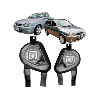 Farol Auxiliar Milha Corsa 2000 a 2002 Classic 2003 a 2010 Lado Direito