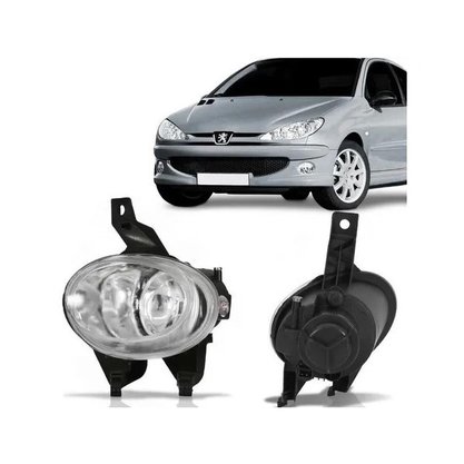 Farol Auxiliar Milha Peugeot 206 2003 a 2010 / 206 SW 2005 a 2010 Lado Direito
